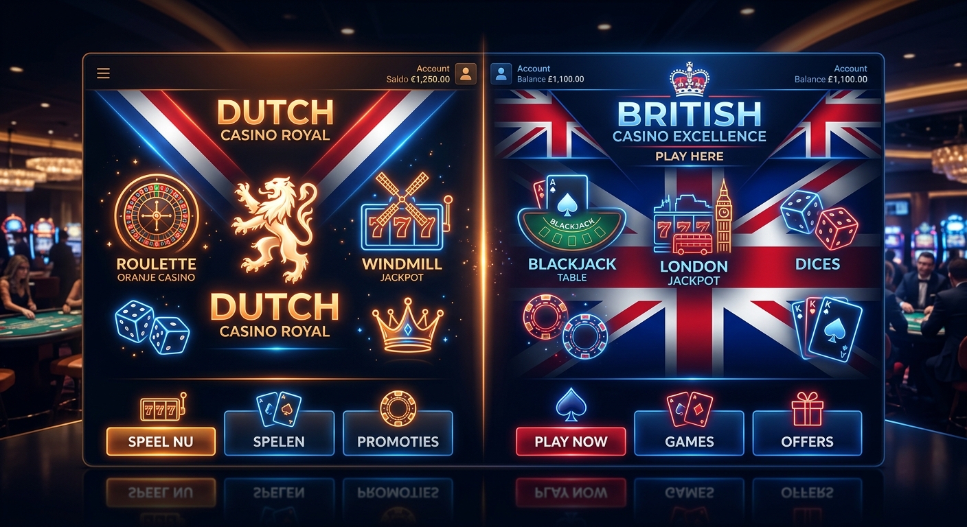 Wat is het verschil tussen nederlandse en engelse goksites? - engelse casino